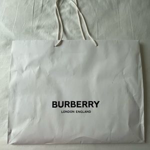 Burberry shopping bag